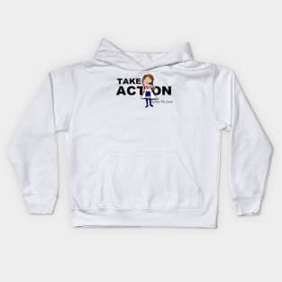 Take Action Dr. Acton Superhero Flatten the Curve Gift Kids Hoodie